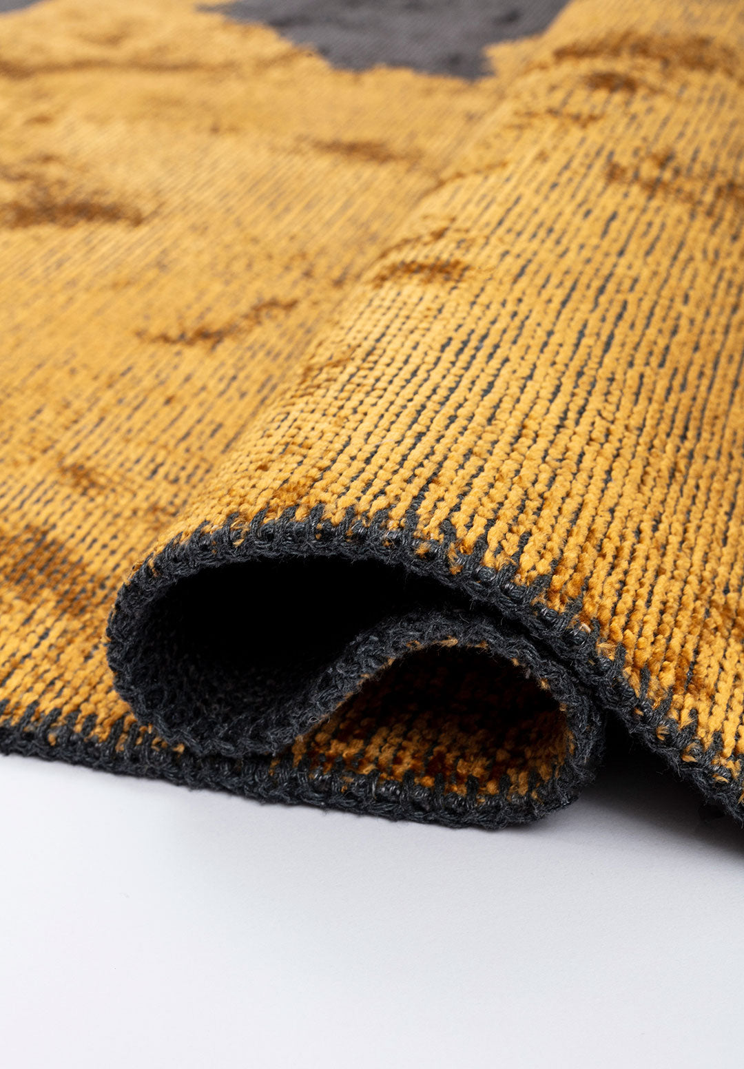 Coast Charcoal - Mustard Rug