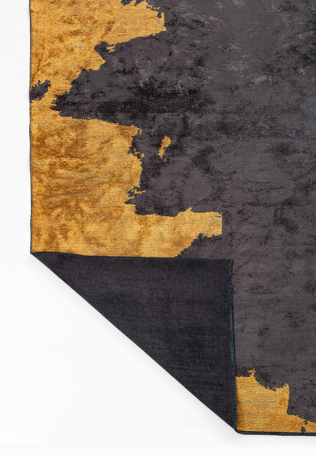 Coast Charcoal - Mustard Rug