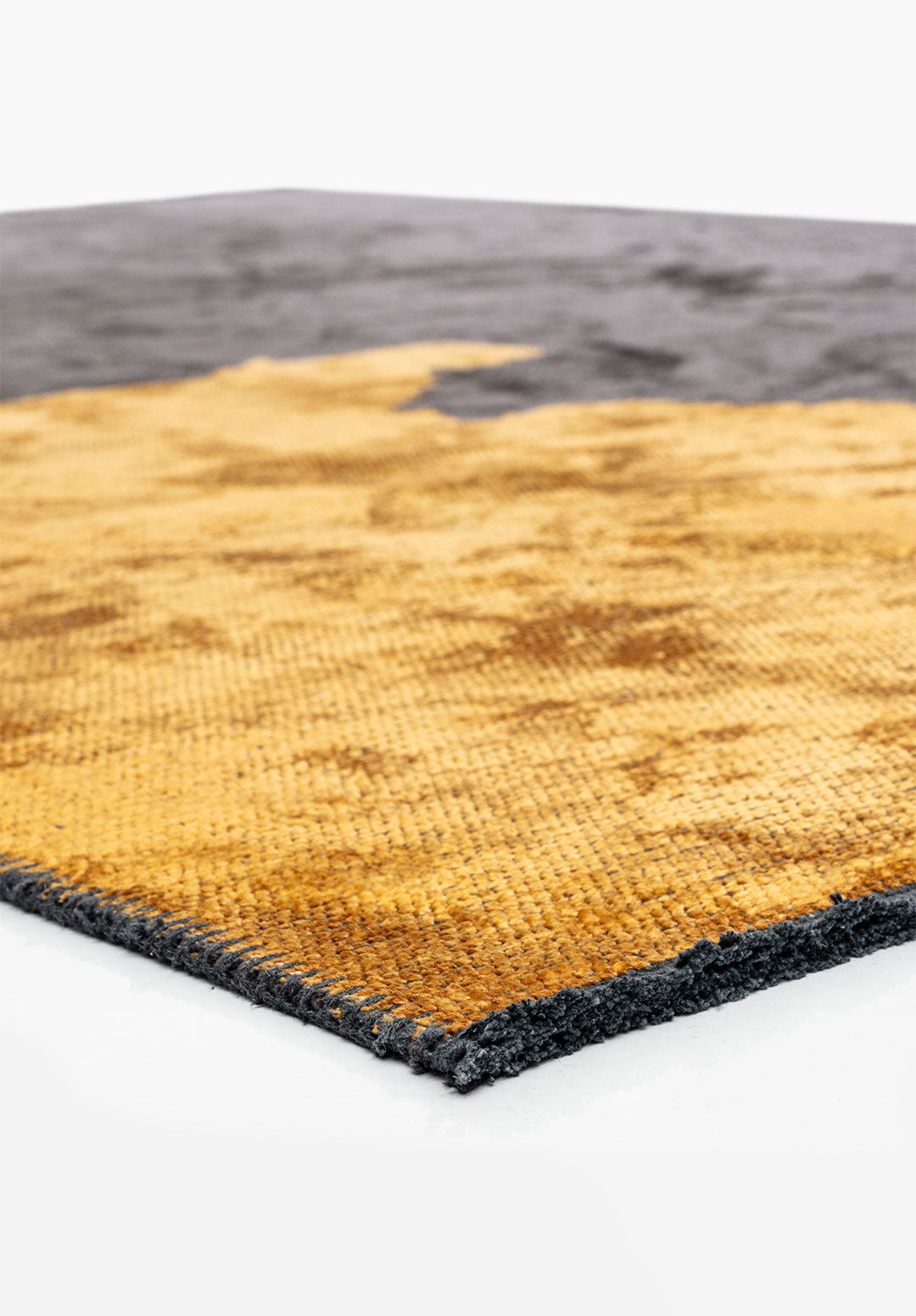 Coast Charcoal - Mustard Rug