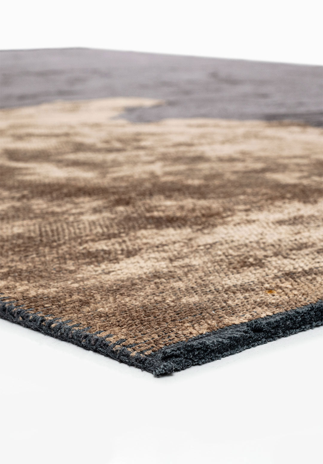 Coast Charcoal - Mink Rug