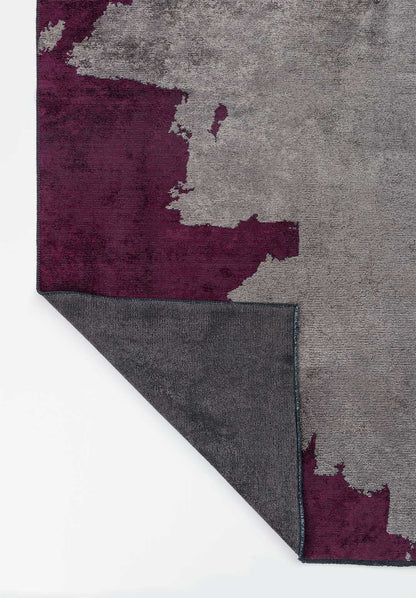 Coast Dark Grey - Dark Damson Rug