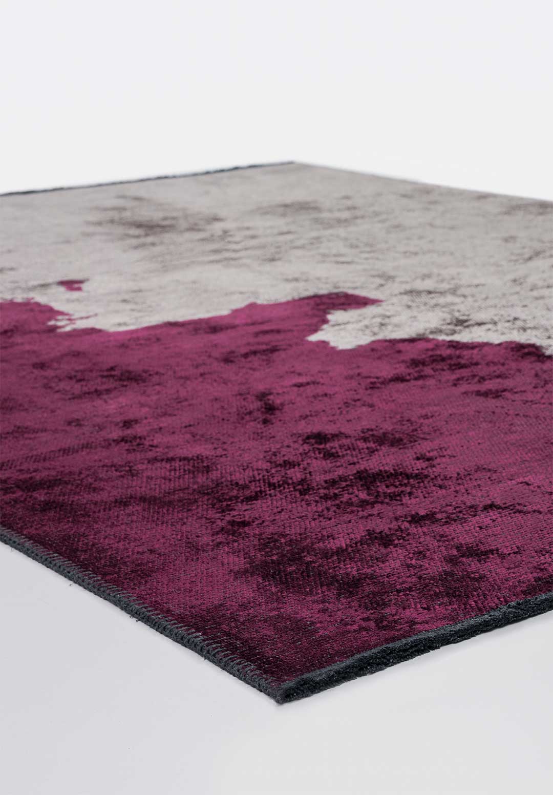 Coast Dark Grey - Dark Damson Rug