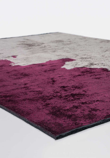 Coast Dark Grey - Dark Damson Rug