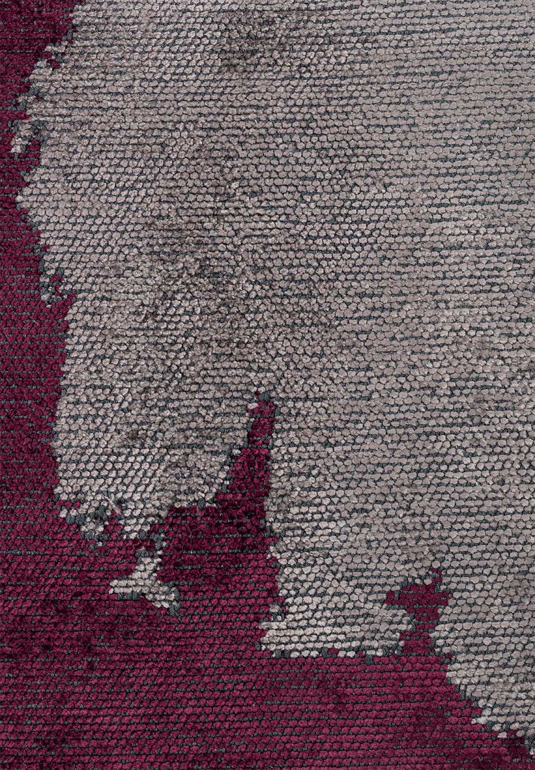 Coast Dark Grey - Dark Damson Rug