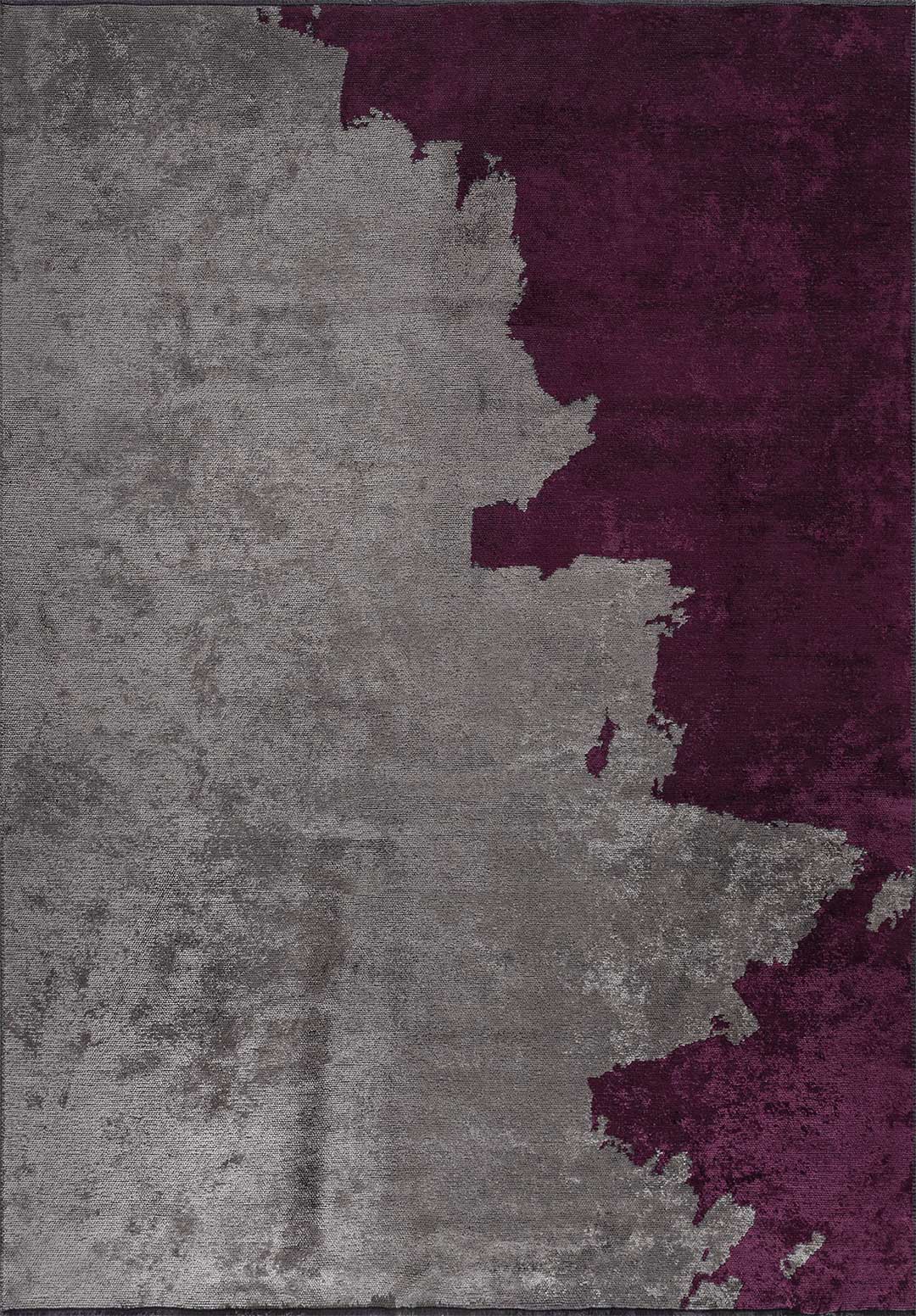 Coast Dark Grey - Dark Damson Rug