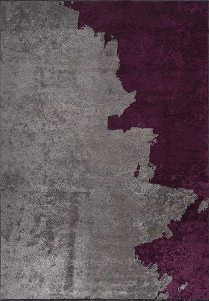 Coast Dark Grey - Dark Damson Rug