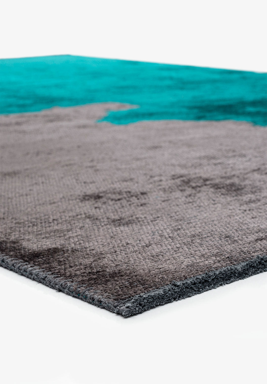 Coast Dark Turquoise - Charcoal Rug