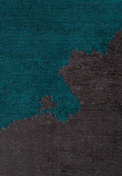 Coast Dark Turquoise - Charcoal Rug
