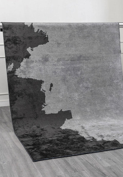 Coast Light Grey - Charcoal Rug area carpet area rug carpet Color_Grey coral Material_Cotton & Viscose