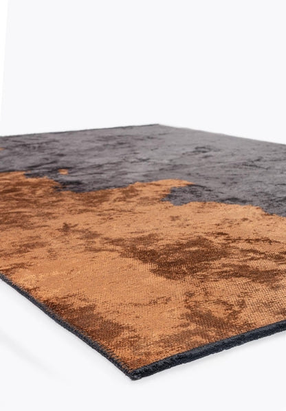 Coast Charcoal - Terra Rug area carpet area rug carpet Color_Grey Color_Orange coral Material_Cotton & Viscose