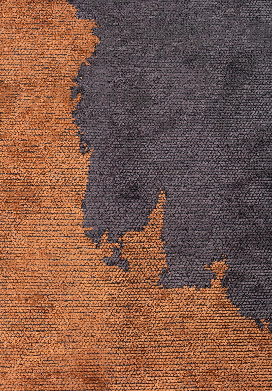 Coast Charcoal - Terra Rug area carpet area rug carpet Color_Grey Color_Orange coral Material_Cotton & Viscose