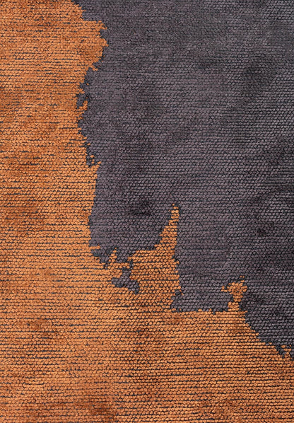 Coast Charcoal - Terra Rug area carpet area rug carpet Color_Grey Color_Orange coral Material_Cotton & Viscose
