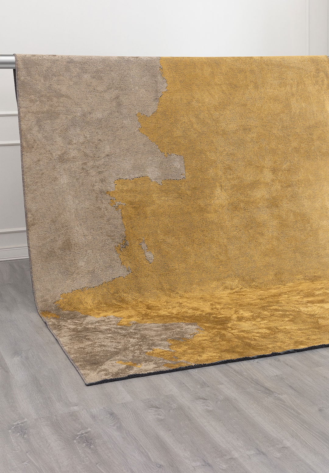 Coast Mustard - Dark Beige Rug area carpet area rug carpet Color_Beige Color_Yellow coral Material_Cotton & Viscose