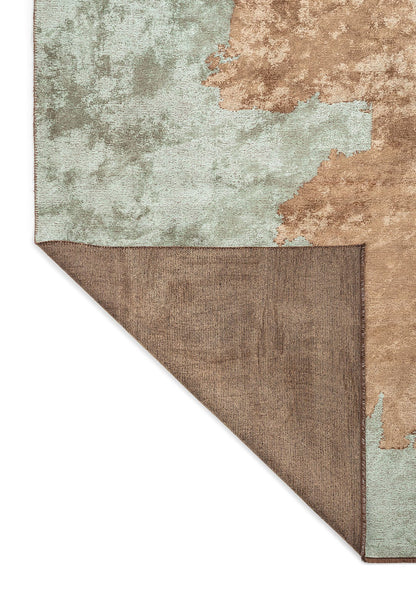 Coast Mink - River Green Rug area carpet area rug carpet Color_Brown Color_Green coral Material_Cotton & Viscose