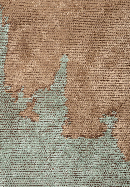 Coast Mink - River Green Rug area carpet area rug carpet Color_Brown Color_Green coral Material_Cotton & Viscose