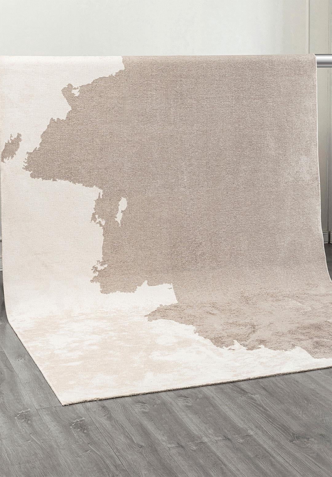 Coast Nougat - Ecru Rug area carpet area rug carpet Color_Beige Color_Brown Material_Cotton & Viscose SHELL