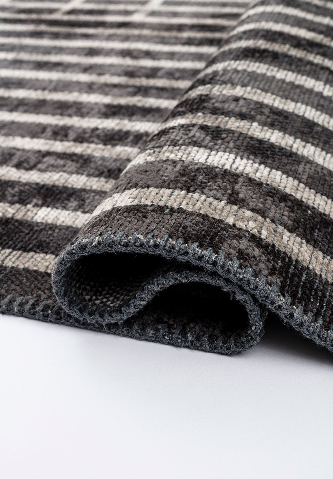 Plaid Charcoal - Grey Rug