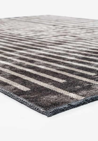 Plaid Charcoal - Grey Rug