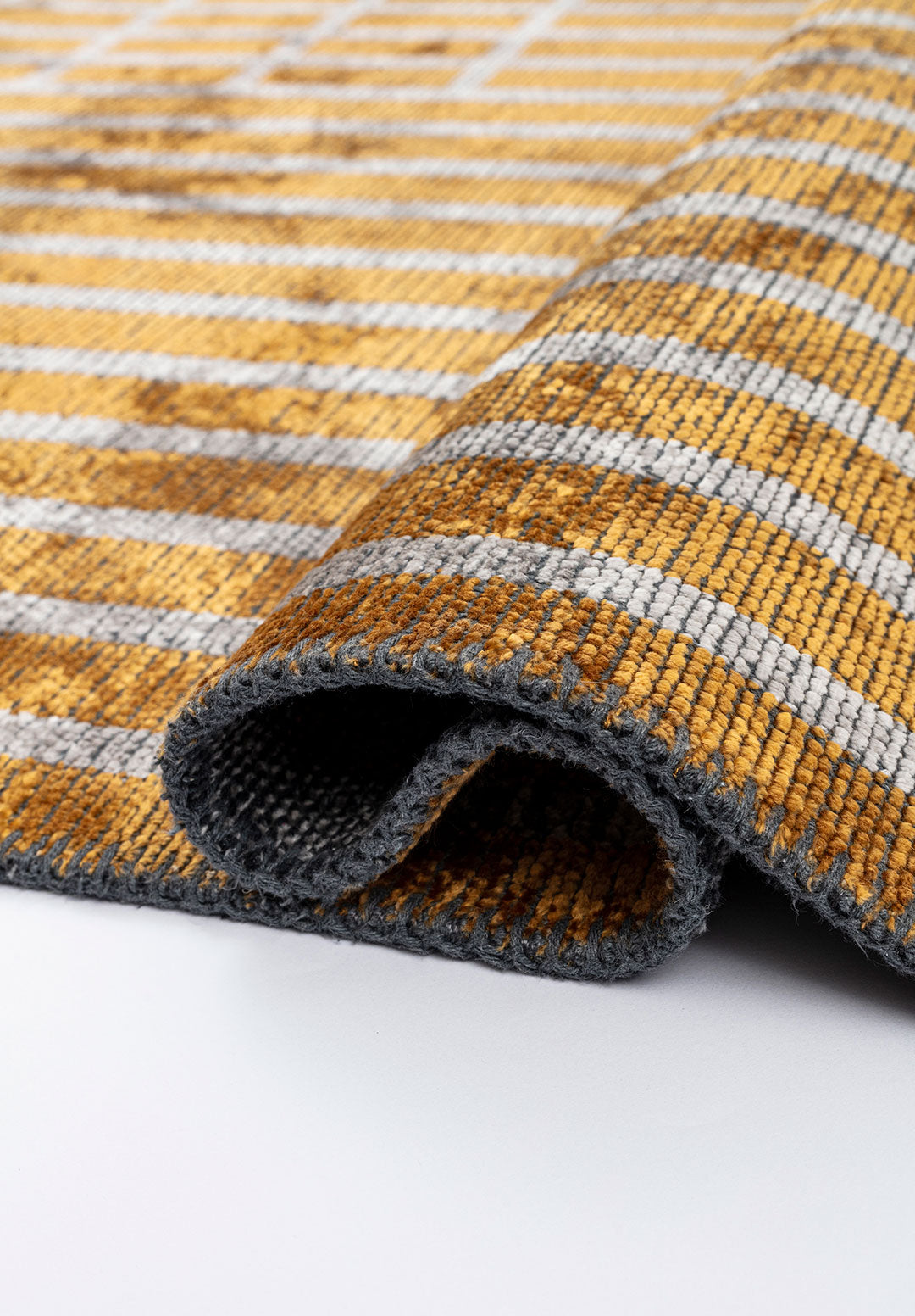 Plaid Mustard - Light Cream Rug