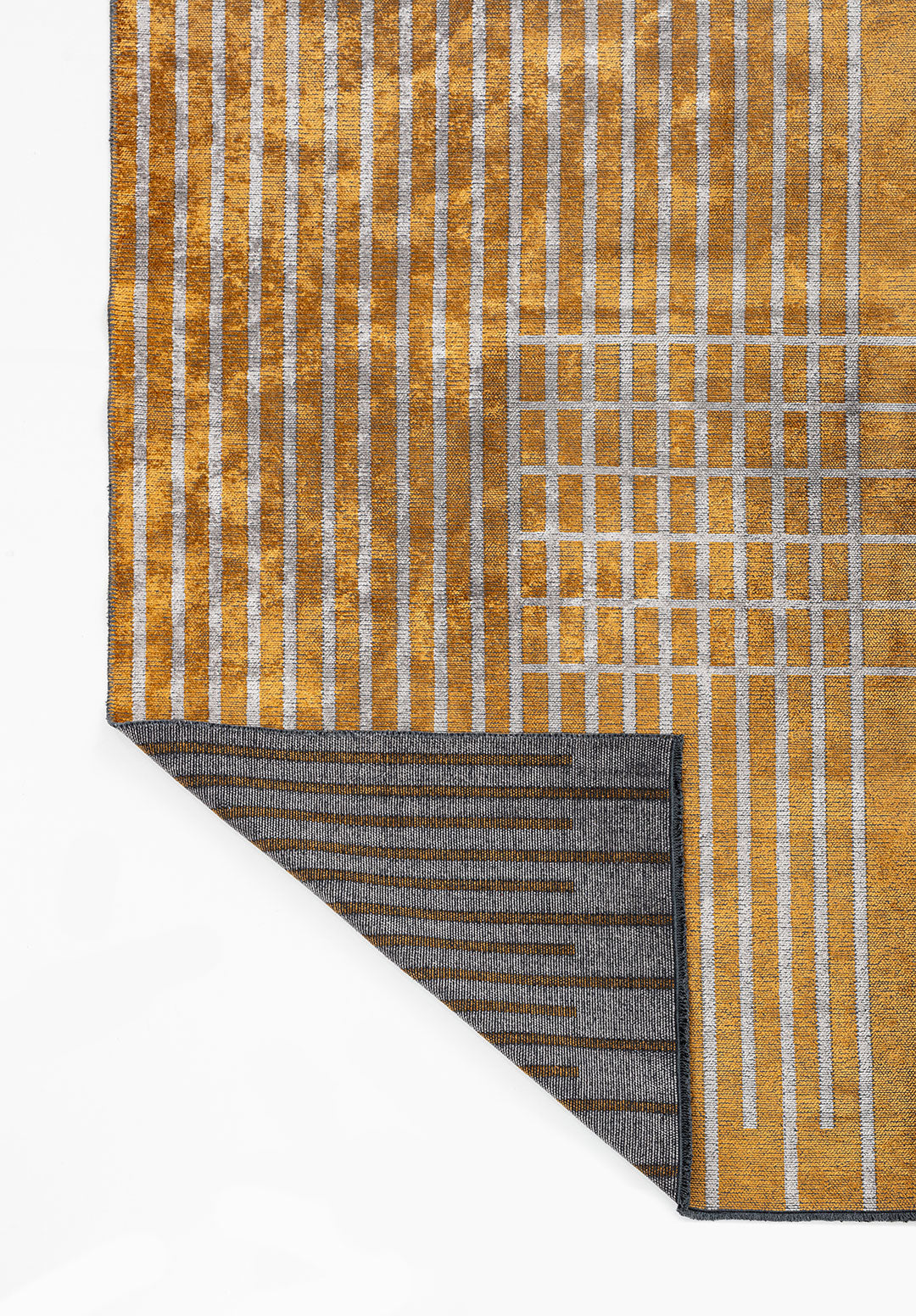 Plaid Mustard - Light Cream Rug