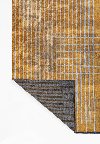 Plaid Mustard - Light Cream Rug