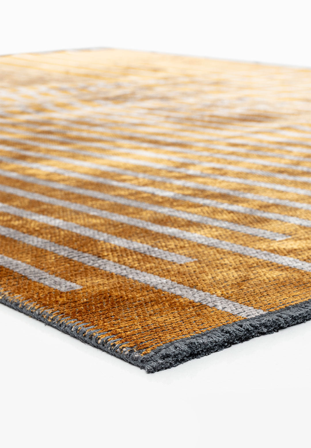 Plaid Mustard - Light Cream Rug