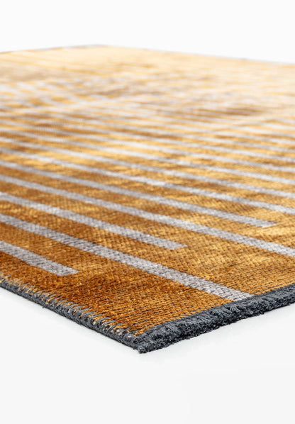 Plaid Mustard - Light Cream Rug