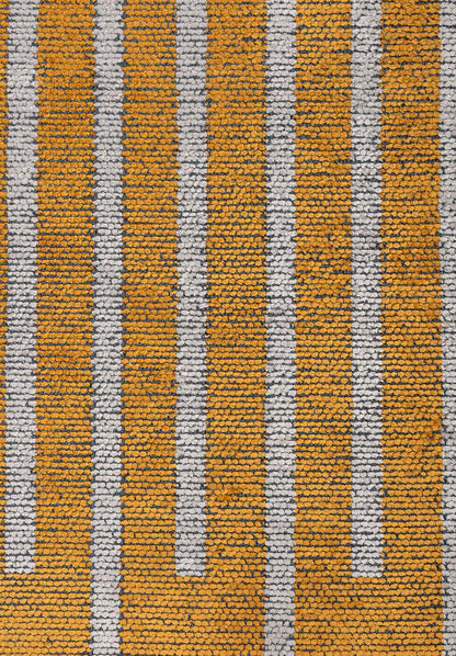 Plaid Mustard - Light Cream Rug