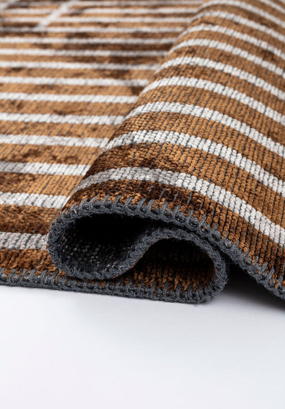 Plaid Cacao - Light Cream Rug