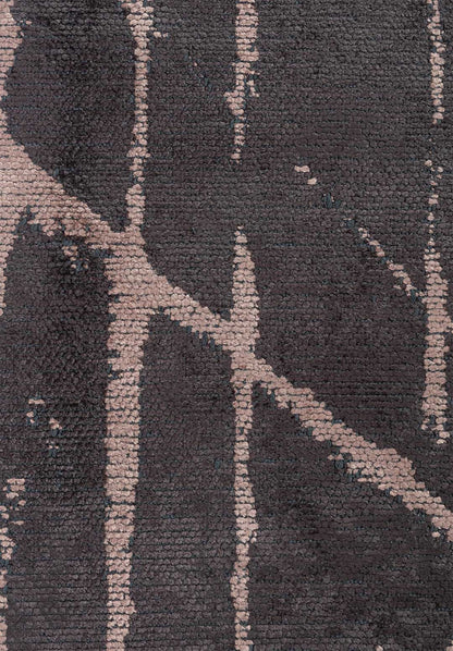 Crack Copper - Charcoal Rug