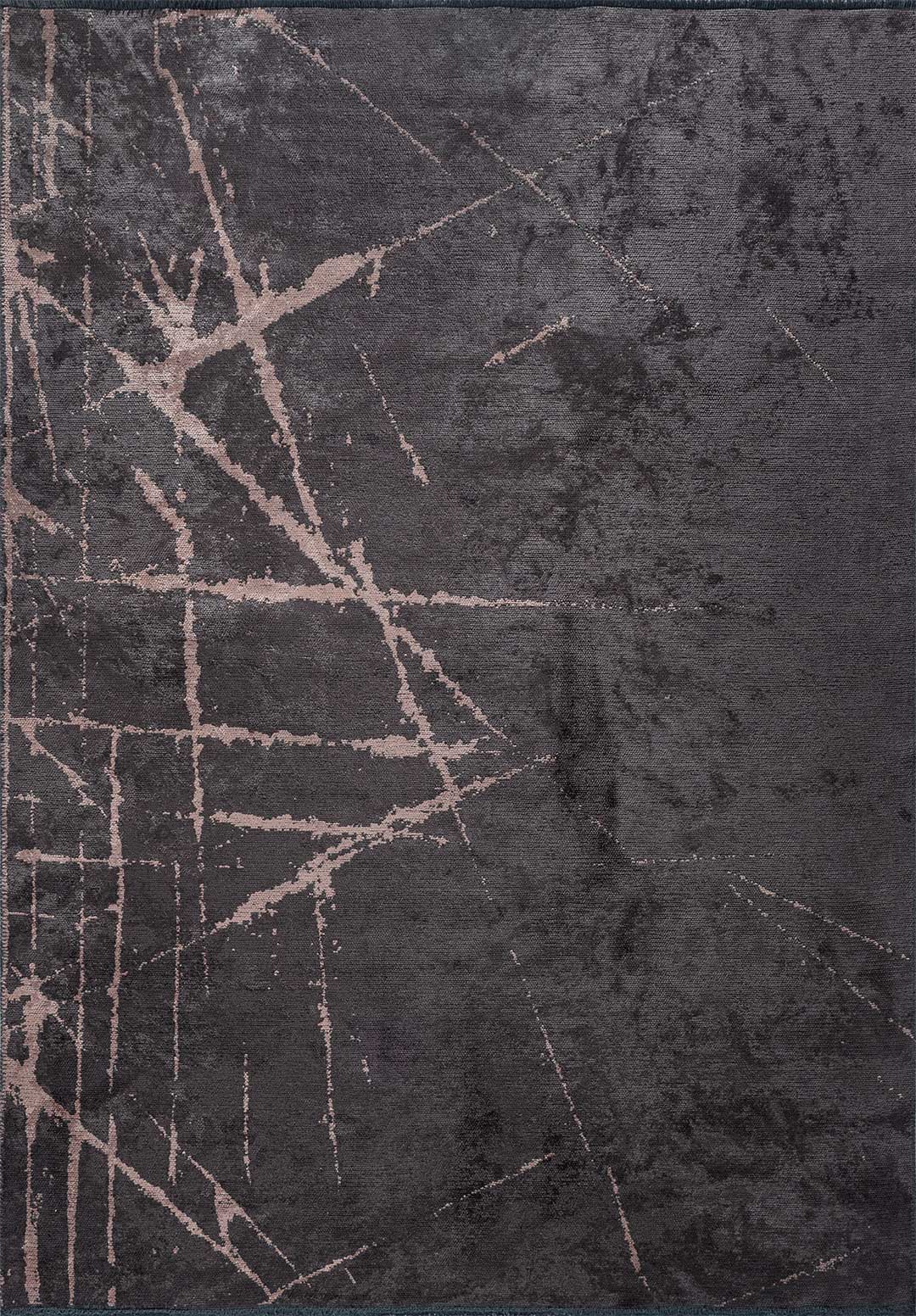Crack Copper - Charcoal Rug