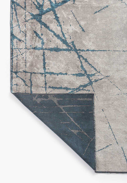 Crack Petrol - Cream Rug