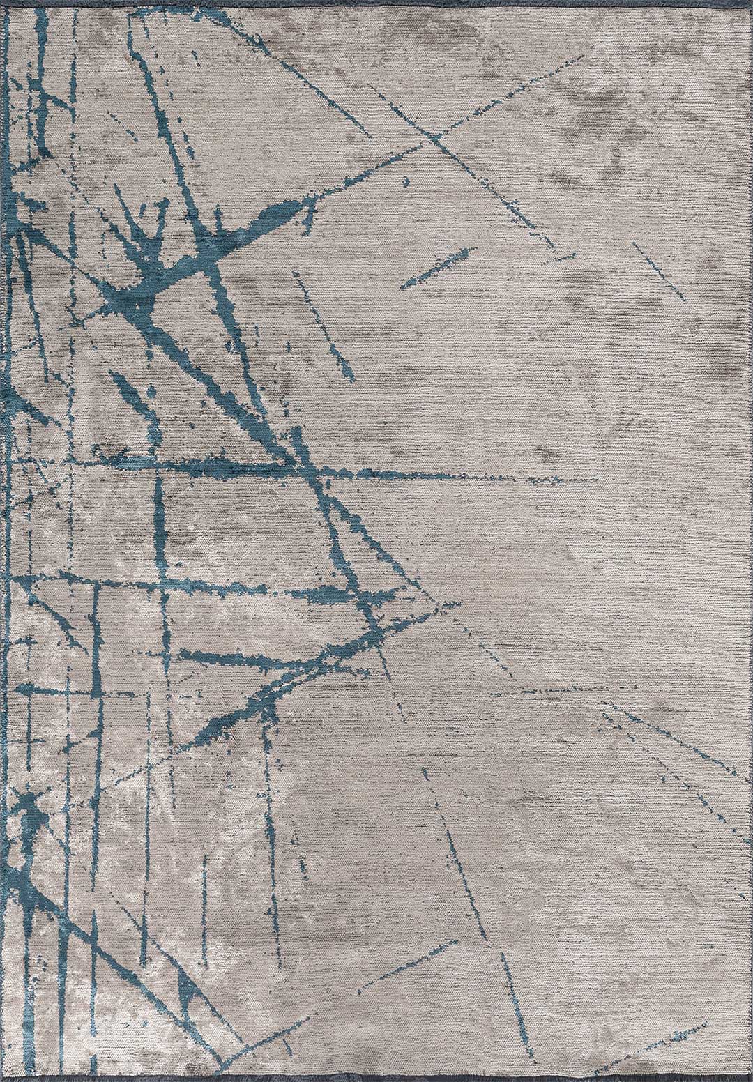 Crack Petrol - Cream Rug