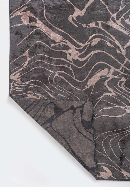 Clove Copper - Charcoal Rug