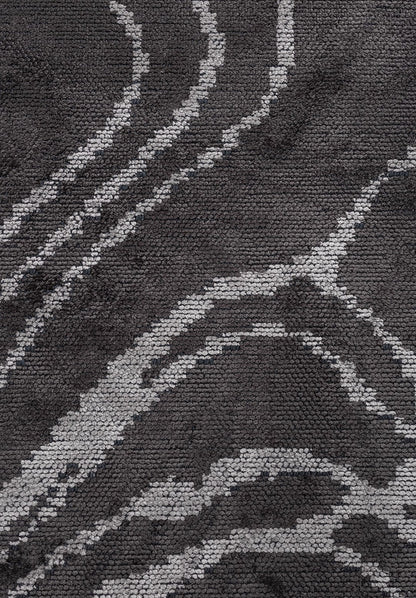 Clove Light Grey - Charcoal Rug area carpet area rug carpet Color_Grey coral Material_Cotton & Viscose