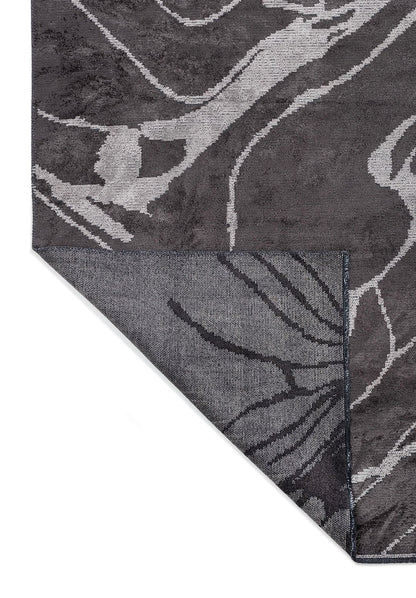Clove Light Grey - Charcoal Rug area carpet area rug carpet Color_Grey coral Material_Cotton & Viscose