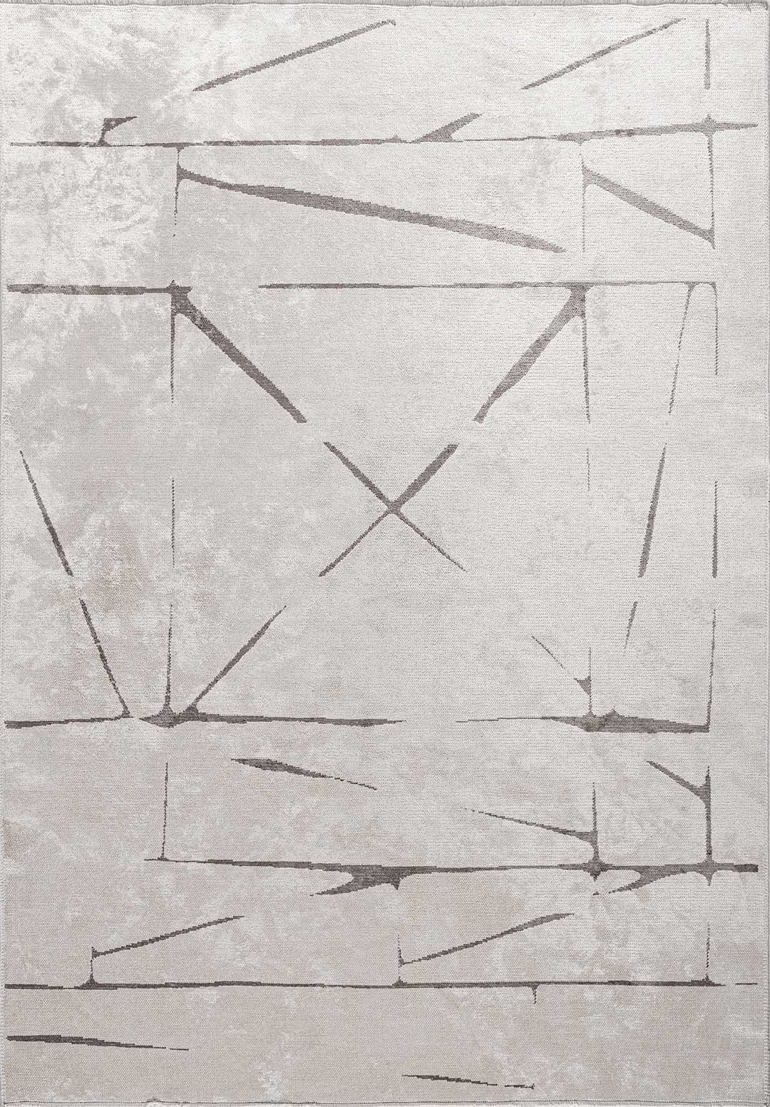 Square White - Dark Grey Rug