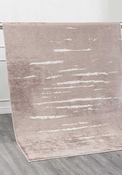 Split Ecru - Nougat Rug