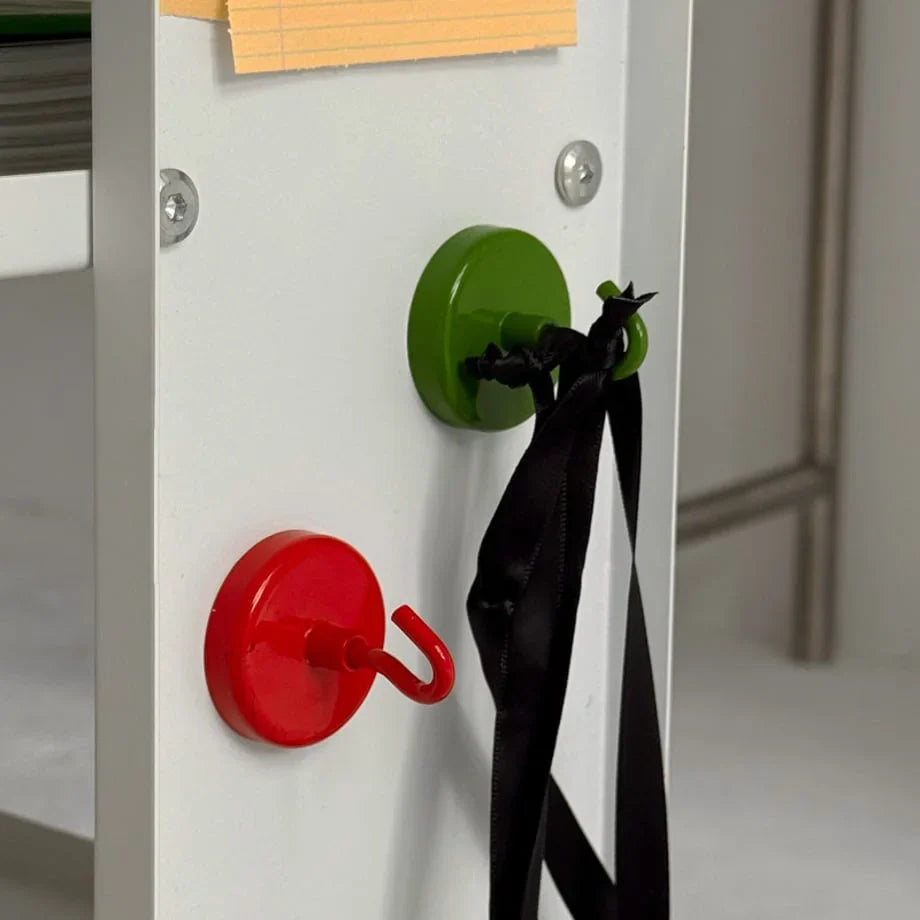 Smooth Solid Color Metal Magnetic Hooks