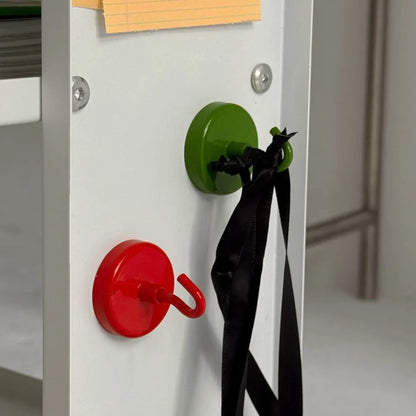 Smooth Solid Color Metal Magnetic Hooks
