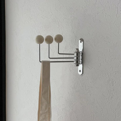 Smooth Ball-End Swivel Metal Wall Hook