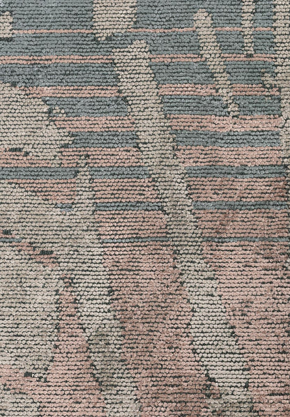 Graffiti Charcoal - Blue Rug