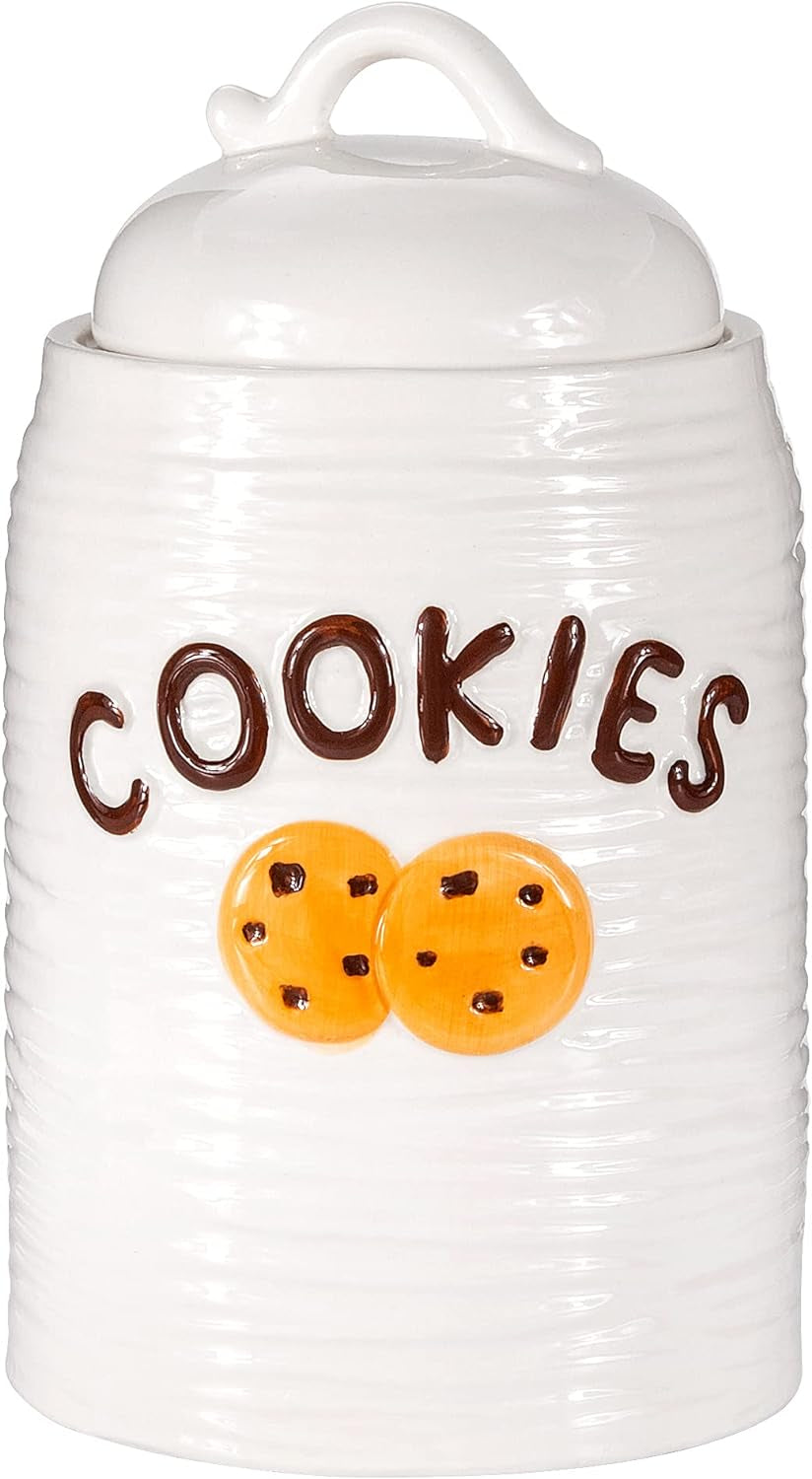 Cookie Jar - Cookie Jars for Kitchen Counter - Cookie Storage Containers Airtight - Cookie Jar Vintage - Cookie Jars with Lids - Cookie Container - Eco Friendly - Catherine'S Homeware by Woondulla Cookie Jars Food Storage Home & Kitchen Kitchen & Dining Storage & Organization