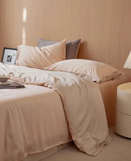 Silky-Smooth Solid Color Cooling Tencel Bedding Set