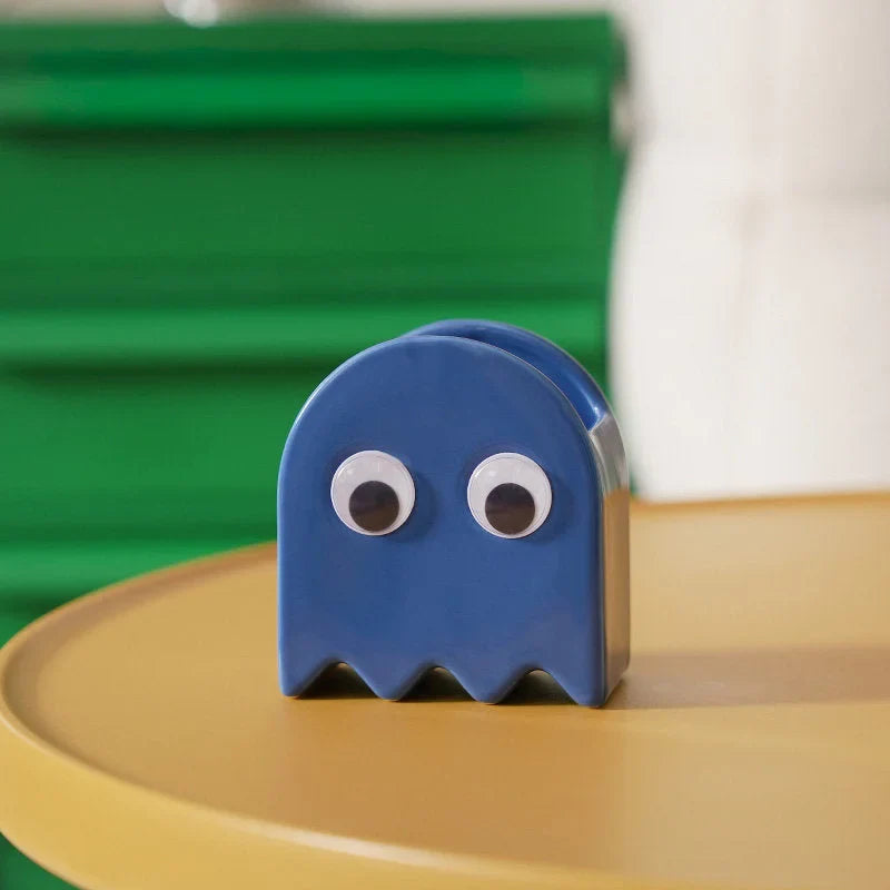 Glossy Retro Ghost Ceramic Pen Holder
