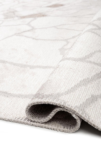 Dry Light Grey - Ecru Rug