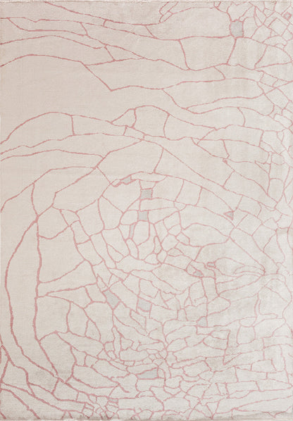 Dry Damson - Ecru Rug