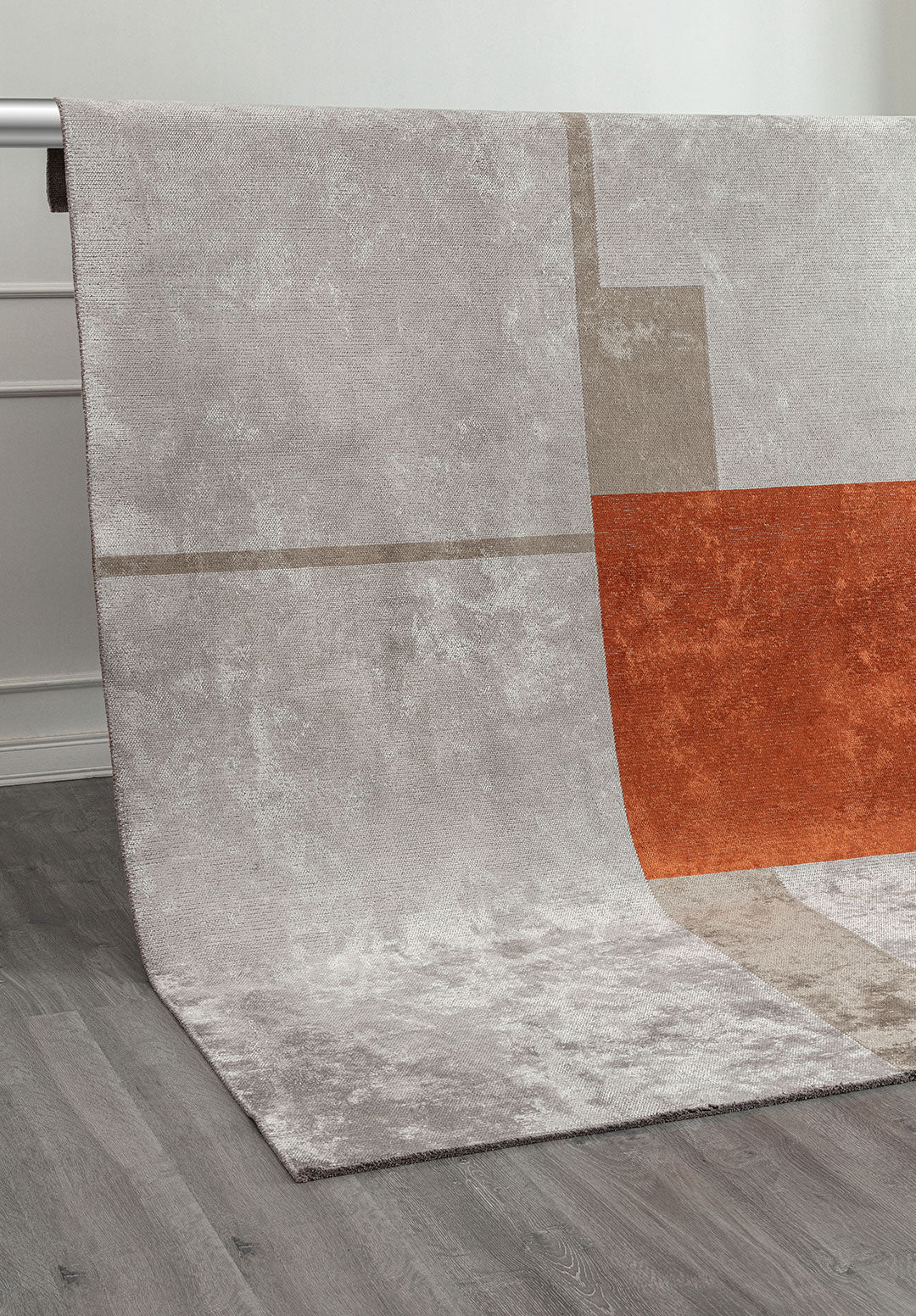 Block Rust - Bone Rug area carpet area rug carpet Color_Beige Color_Orange MARRAKESH Material_Cotton & Viscose Rug2023