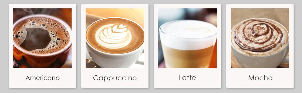 NoirShot 3,5-Bar-Espressomaschine mit Milchaufschäumer