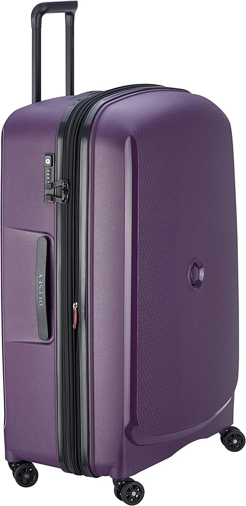 Delsey Adults-Unisex'S Suitcase, Purple, XL (83 Cm-123 L + 11 L) Clothing Luggage Luggage & Bags Luggage & Travel Gear Shoes & Jewelry Suitcases